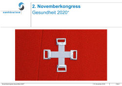 2. Novemberkongress Gesundheit 2020+ 15