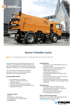 Die Stellenausschreibung als PDF zum finden Sie