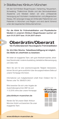 STKM 1404 KURZ 1 ZF Bogenhausen Oberarzt 2667 Deutsches