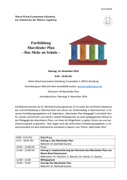 Infos - des Maria-Ward Gymnasiums G&uuml;nzburg