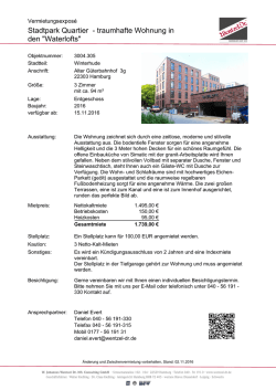 Stadtpark Quartier - traumhafte Wohnung in den