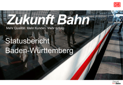 Zukunft Bahn - Deutsche Bahn