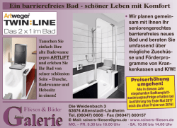Ein barrierefreies Bad - sch&ouml;ner Leben mit Komfort
