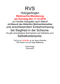 Holzgerlingen bei Siegfried in der Scheune. Selbstkostenpreis.