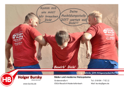 Bewirb` Dich!