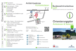 Orientierungsplan - Bundeswehrkrankenhaus Ulm