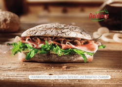 Holzf&auml;llerbr&ouml;tchen mit Serrano Schinken und