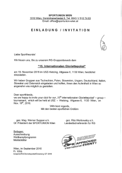 Int. Meeting "Gloriette