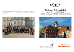 Faltblatt zur Bürgerreise nach Graz