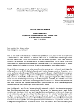dringlicher antrag
