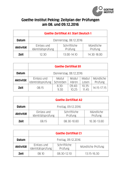 PDF, 237 kB - Goethe