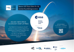 INNOspace Masters Flyer ESA BIC Challenge 2017