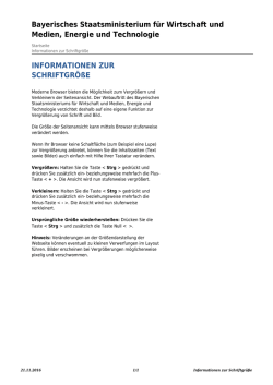 Informationen zur Schriftgr&ouml;&szlig;e: Unternehmensnachfolge in Bayern