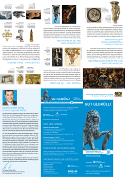 gut gebr&uuml;llt - Bayerische Schl&ouml;sserverwaltung