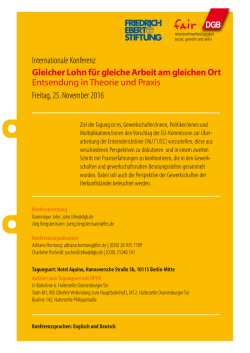 Informationen zur Veranstaltung - Bund
