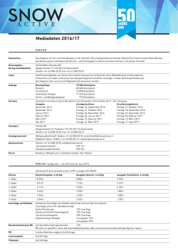 Mediadaten - Prosell AG