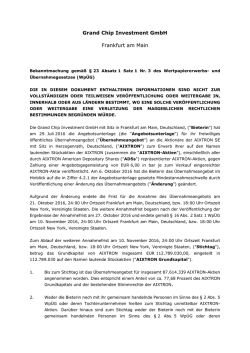 Grand Chip Investment GmbH Frankfurt am Main
