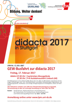 in Stuttgart - GEW Saarland