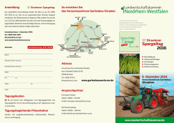 37. Straelener Spargeltag - Landwirtschaftskammer Nordrhein