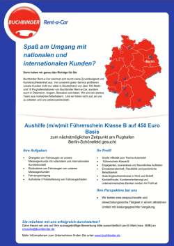 Aushilfe (m/w)