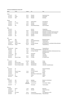 Gro&szlig;holzhauser Veranstaltungskalender 2017