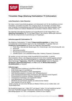 Infoblatt CR TV
