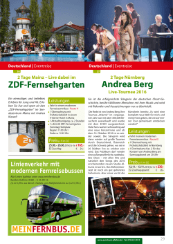ZDF-Fernsehgarten Andrea Berg