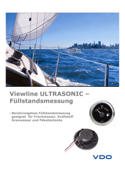 Viewline ULTRASONIC - Kienzle Automotive GmbH