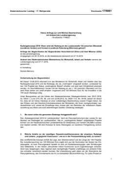 Drucksachen allgemein - Nieders&auml;chsischer Landtag