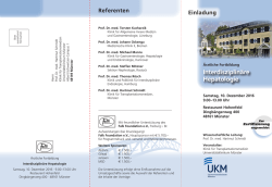 Interdisziplin&auml;re Hepatologie - Universit&auml;tsklinikum M&uuml;nster
