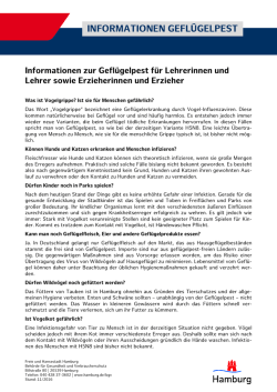 informationen geflügelpest