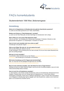 FAQs - Home4students