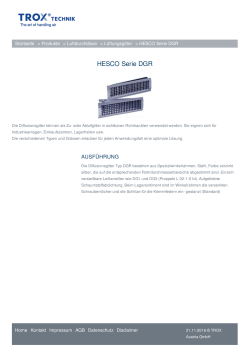 HESCO Serie DGR - TROX Austria GmbH