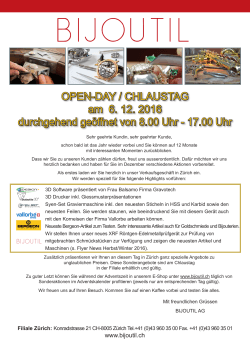 Open-Day/Chlaustag