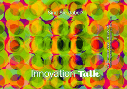 5. Innovation Talk