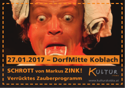 27.01.2017 – DorfMitte Koblach
