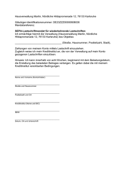 Hausverwaltung Martin, N&ouml;rdliche Hildapromenade 12, 76133