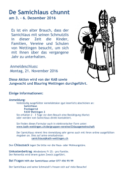 Anmeldung Familien PDF - Kath. Kirche Wettingen
