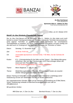 Jiu Jitsu Shimboku (Freundschaft)