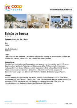 Hotelinfos als PDF