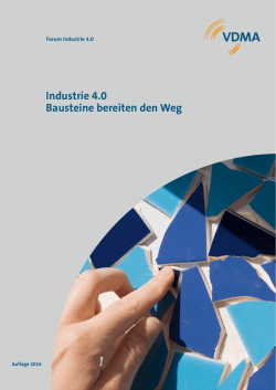 Industrie 4.0 Bausteine bereiten den Weg