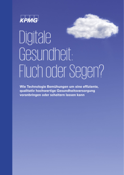 Digitale Gesundheit: Fluch oder Segen?