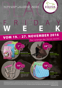 Page 1 vom 19. - 27. November 2oe Nur solange der Vorrat reicht