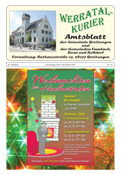 Amtsblatt - Breitungen