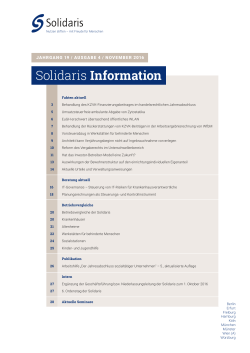Mandantenzeitschrift 04/2016 - Solidaris Revisions-GmbH