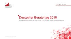 Headline der Pr&auml;sentation