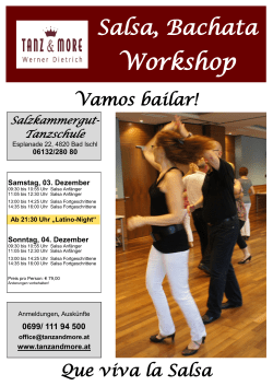 Workshop - Tanz and More