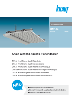 D12.de Knauf Cleaneo Akustik