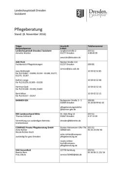 Pflegeberatung