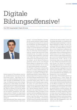 Digitale Bildungsoffensive!